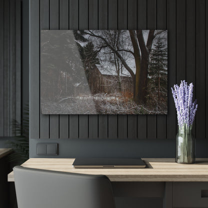 U R There Photography Willard Road Hidden Grey Rustic Farmhouse Acrylic Wall Print