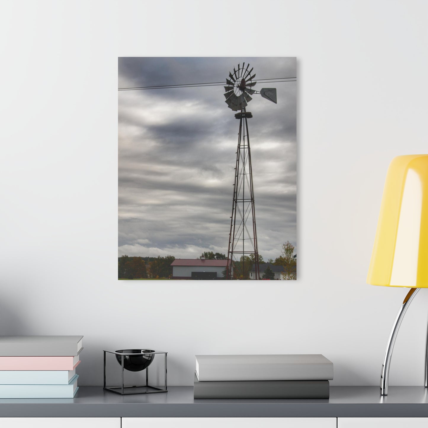 U R There Photography Valentine Road Windmill Rustic Farmhouse Acrylic Wall Print