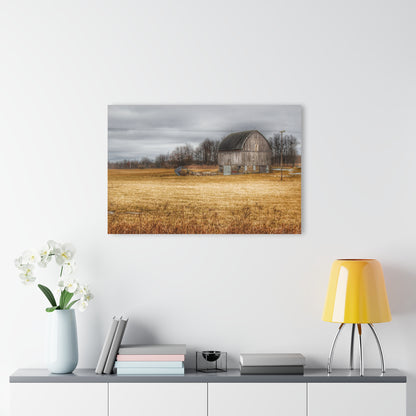 U R There Photography Laur Road Grey Rustic Farmhouse Acrylic Wall Print