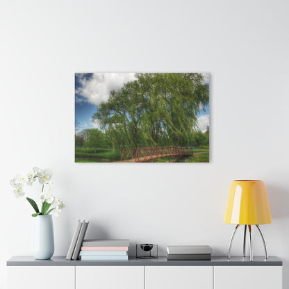 Barn Boutique Modern Farmhouse Acrylic Wall Print| Cramton Park Bridge in Lapeer II