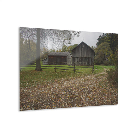 U R There Photography Wilder Road Greys II Rustic Farmhouse Acrylic Wall Print