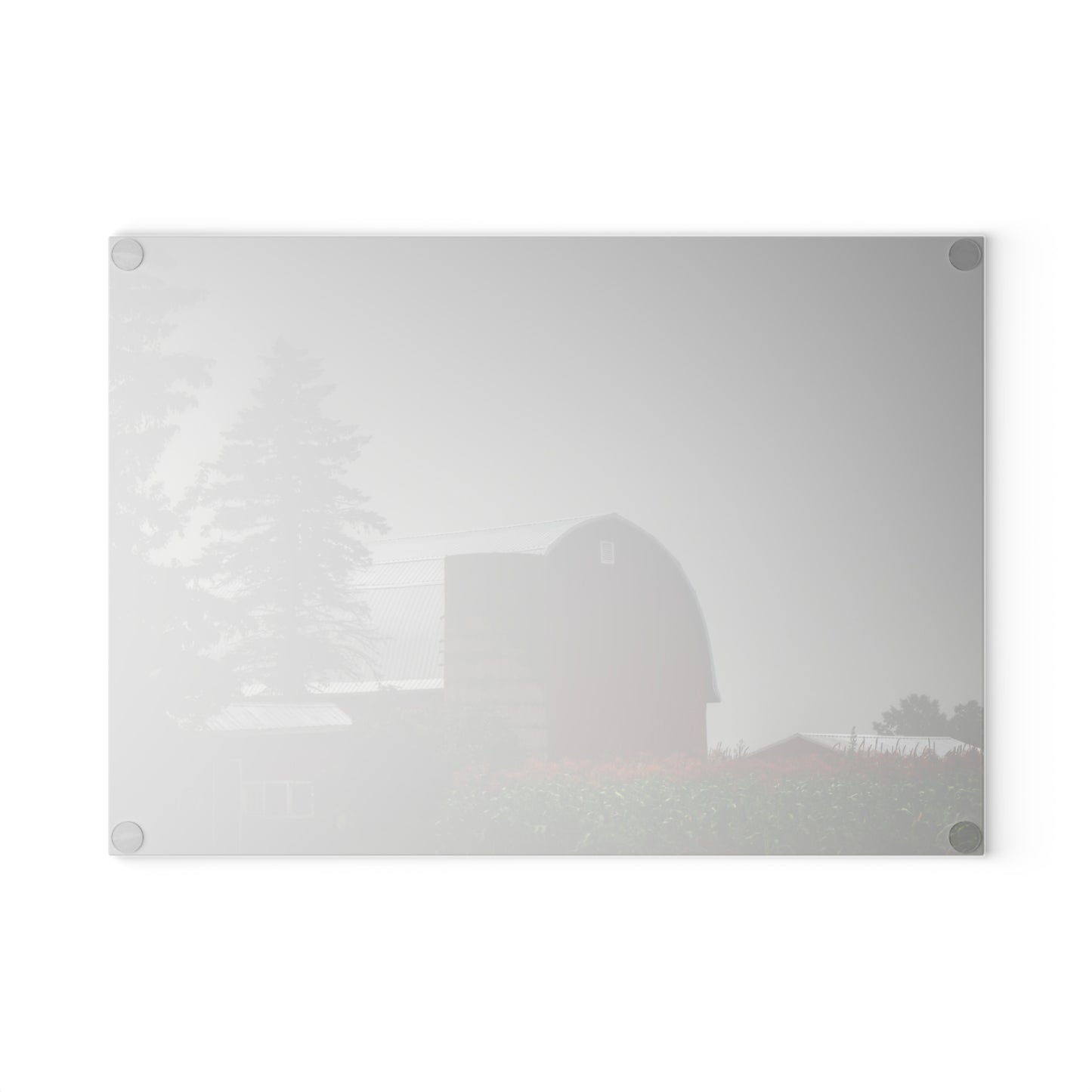 U R There Photography Beyond the Fog on Haines Rustic Farmhouse Tempered-Glass Cutting Board