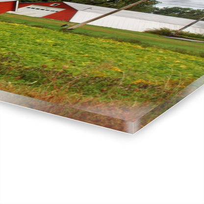 U R There Photography Kingston Road Trio II Rustic Farmhouse Acrylic Wall Print