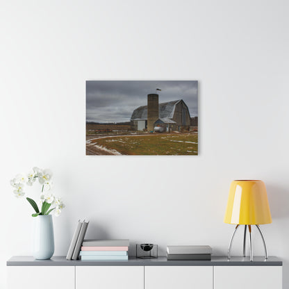 U R There Photography Chapman Road Grey I Rustic Farmhouse Acrylic Wall Print