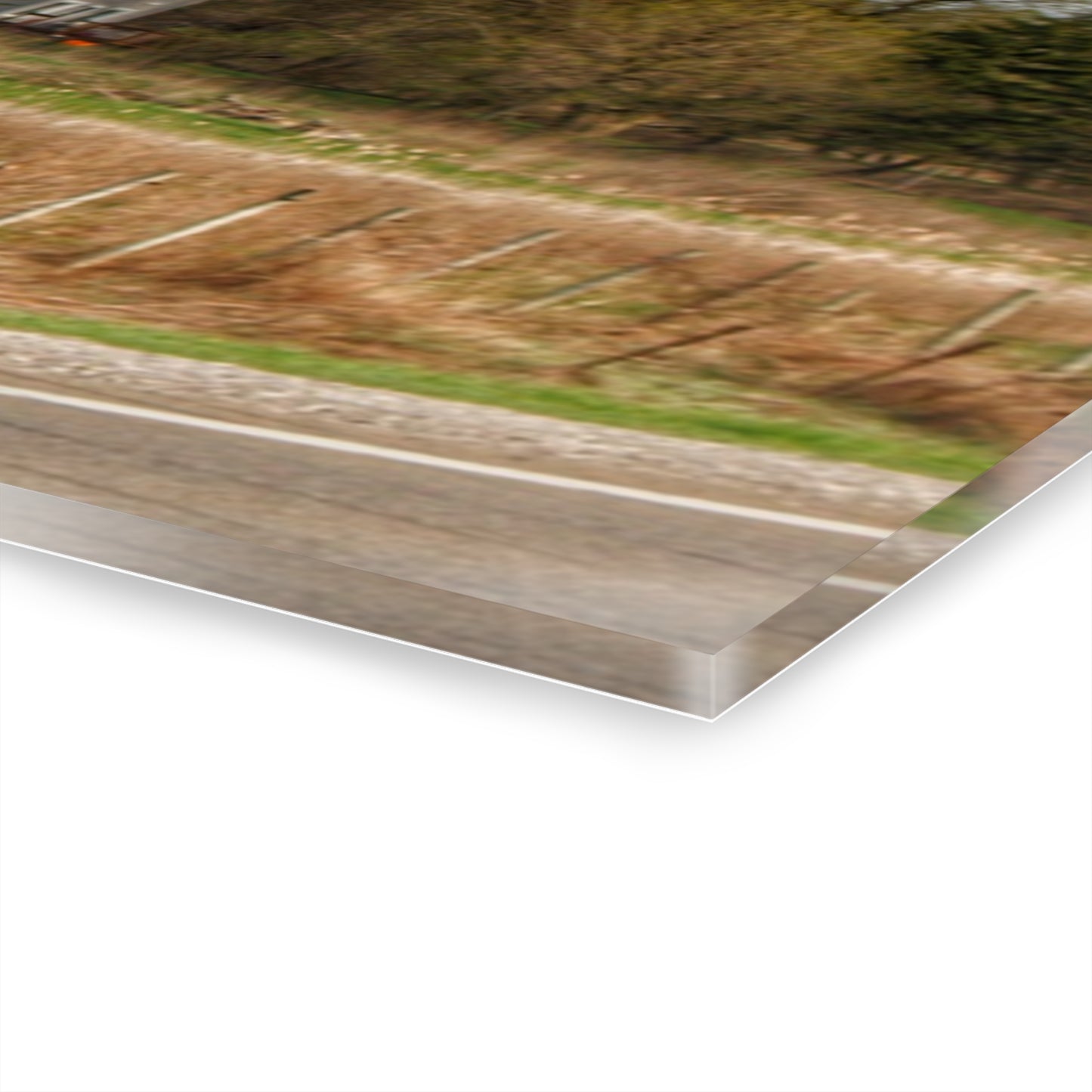 U R There Photography M-24 TnT Red II Rustic Farmhouse Acrylic Wall Print