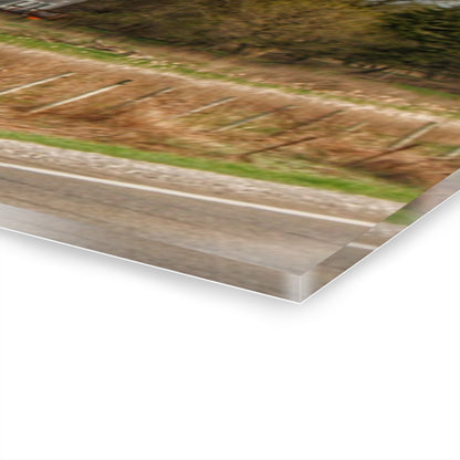 U R There Photography M-24 TnT Red II Rustic Farmhouse Acrylic Wall Print