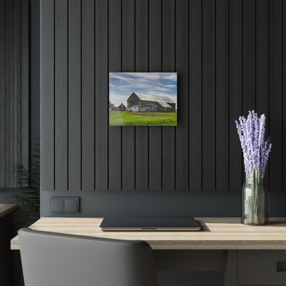 U R There Photography Bay Port Road Greys Rustic Farmhouse Acrylic Wall Print