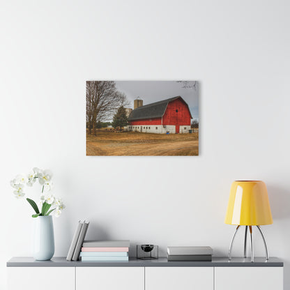 U R There Photography Hunters Creek Road Cow Barn II Rustic Farmhouse Acrylic Wall Print
