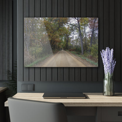 U R There Photography Country Roads in Dryden II Rustic Farmhouse Acrylic Wall Print