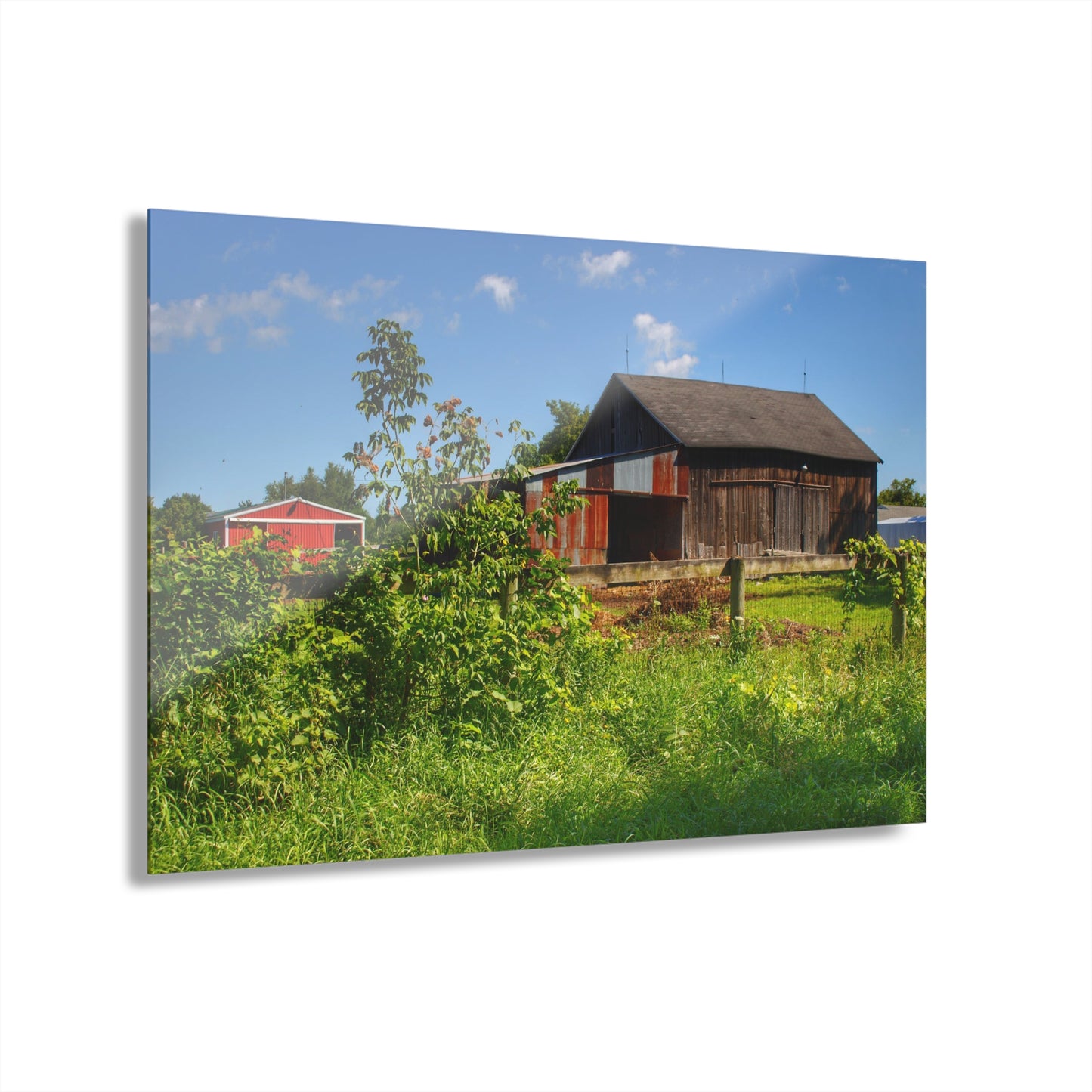 U R There Photography Beyond the Fence on Hunters Creek Rustic Farmhouse Acrylic Wall Print