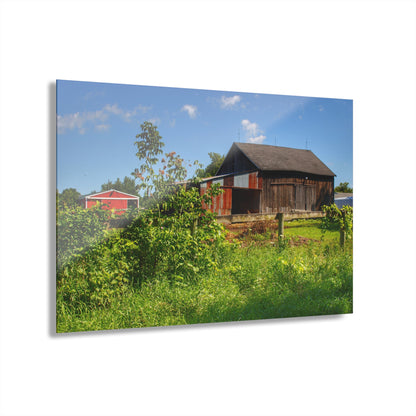 U R There Photography Beyond the Fence on Hunters Creek Rustic Farmhouse Acrylic Wall Print