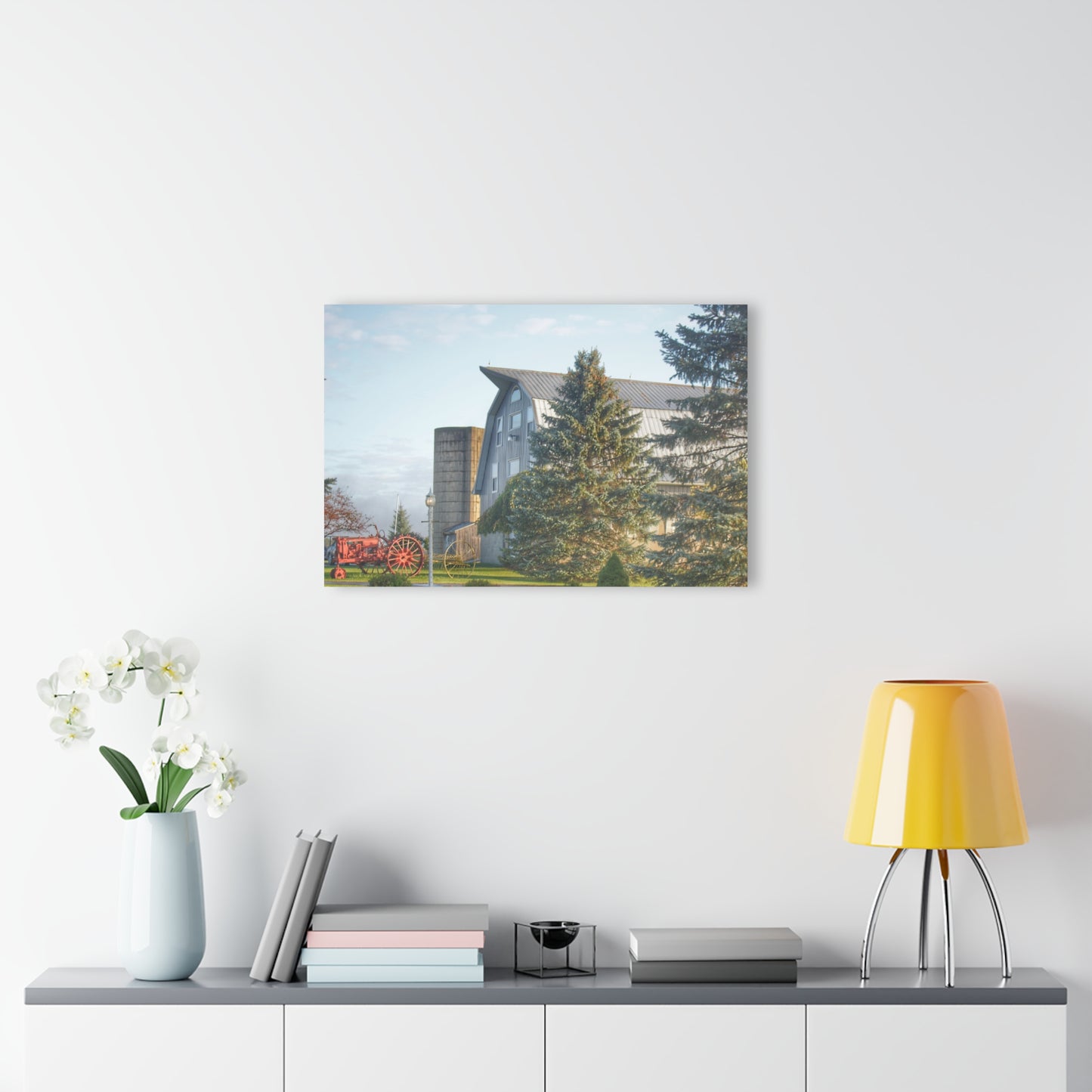 U R There Photography Peppermill Grey Rustic Farmhouse Acrylic Wall Print