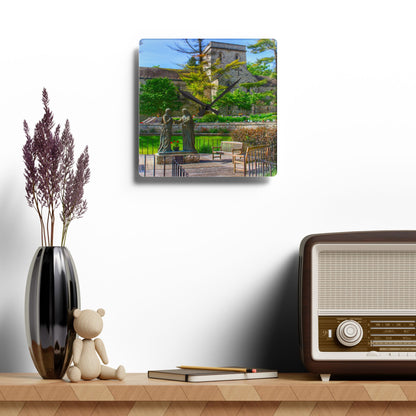 U R There Photography Saint Hugo of the Hills I Rustic Farmhouse Acrylic Analog Wall Clock
