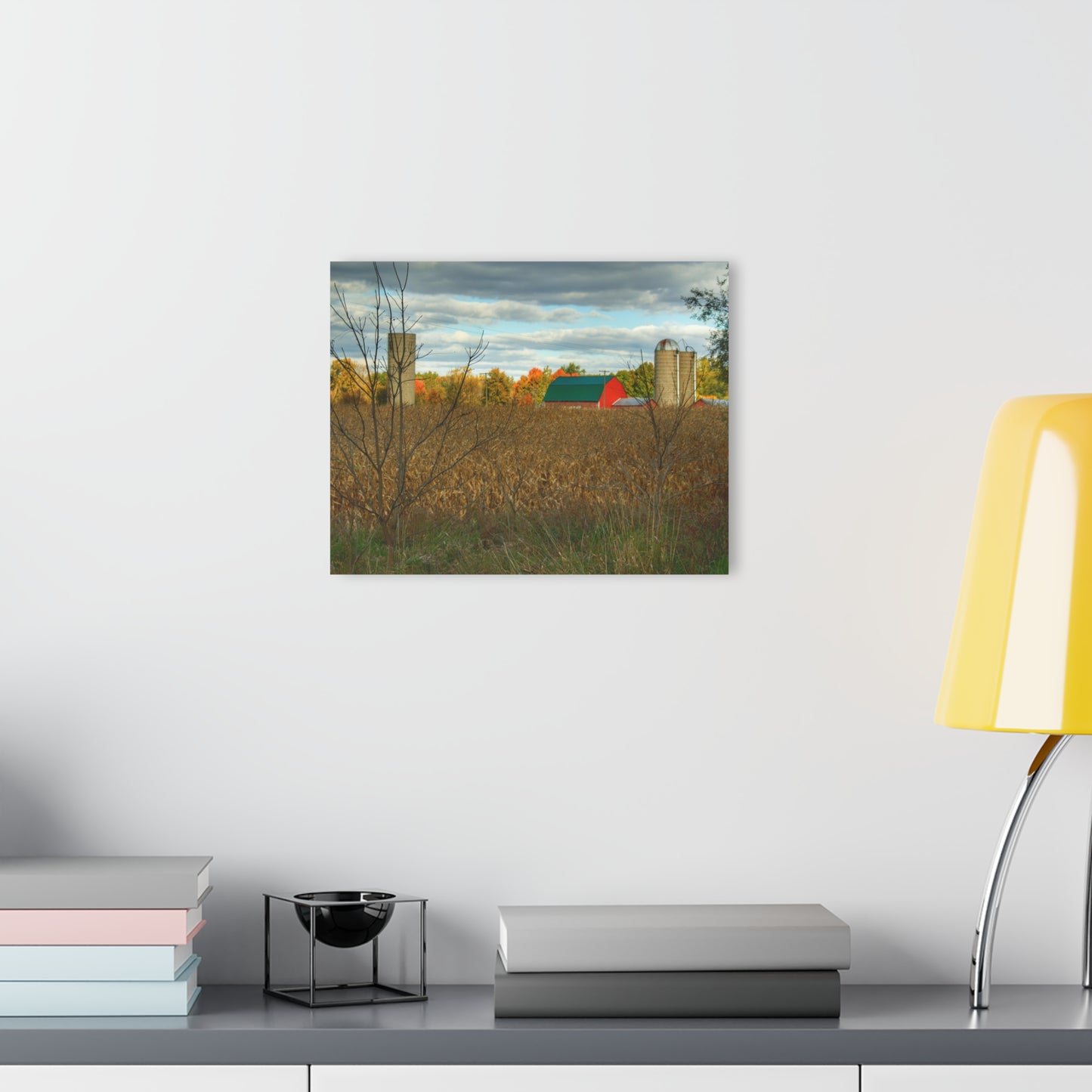 U R There Photography Beyond the Harvest Corn II Rustic Farmhouse Acrylic Wall Print