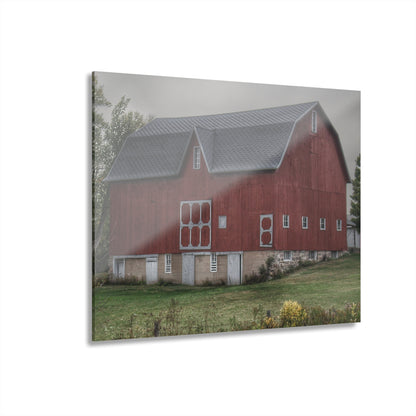 U R There Photography Vassar Road Red I Rustic Farmhouse Acrylic Wall Print