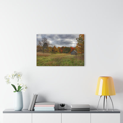 U R There Photography Church Road Grey and Little Grey Rustic Farmhouse Acrylic Wall Print