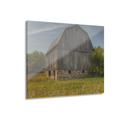 U R There Photography Cat Lake Grey II Rustic Farmhouse Acrylic Wall Print