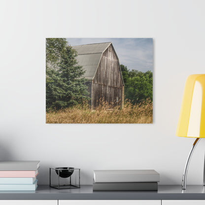 U R There Photography Seymour Lake Road Hidden Grey Rustic Farmhouse Acrylic Wall Print