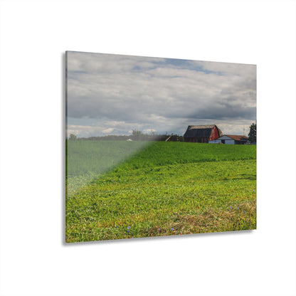 U R There Photography Across the Field in Kingston Rustic Farmhouse Acrylic Wall Print
