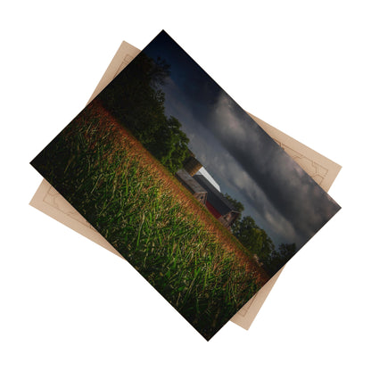 U R There Photography Bishop Road Beyond the Corn Rustic Farmhouse Decorative Ceramic Tile