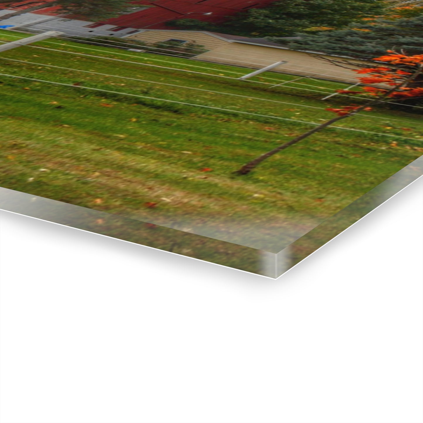 U R There Photography Farnsworth Road Red I Rustic Farmhouse Acrylic Wall Print