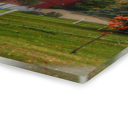 U R There Photography Farnsworth Road Red I Rustic Farmhouse Acrylic Wall Print