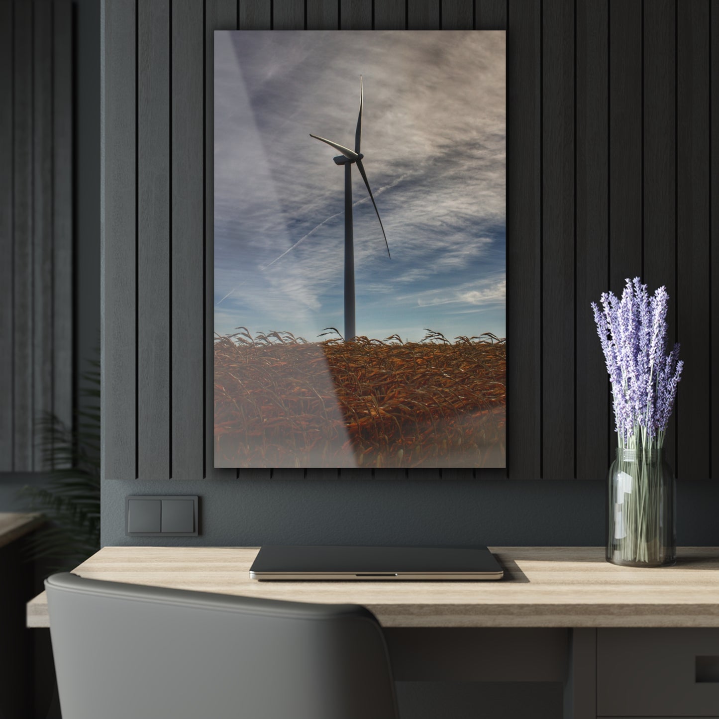 U R There Photography North Gera Road Windmill Rustic Farmhouse Acrylic Wall Print