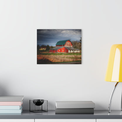 U R There Photography M-24 TnT Red I Rustic Farmhouse Acrylic Wall Print