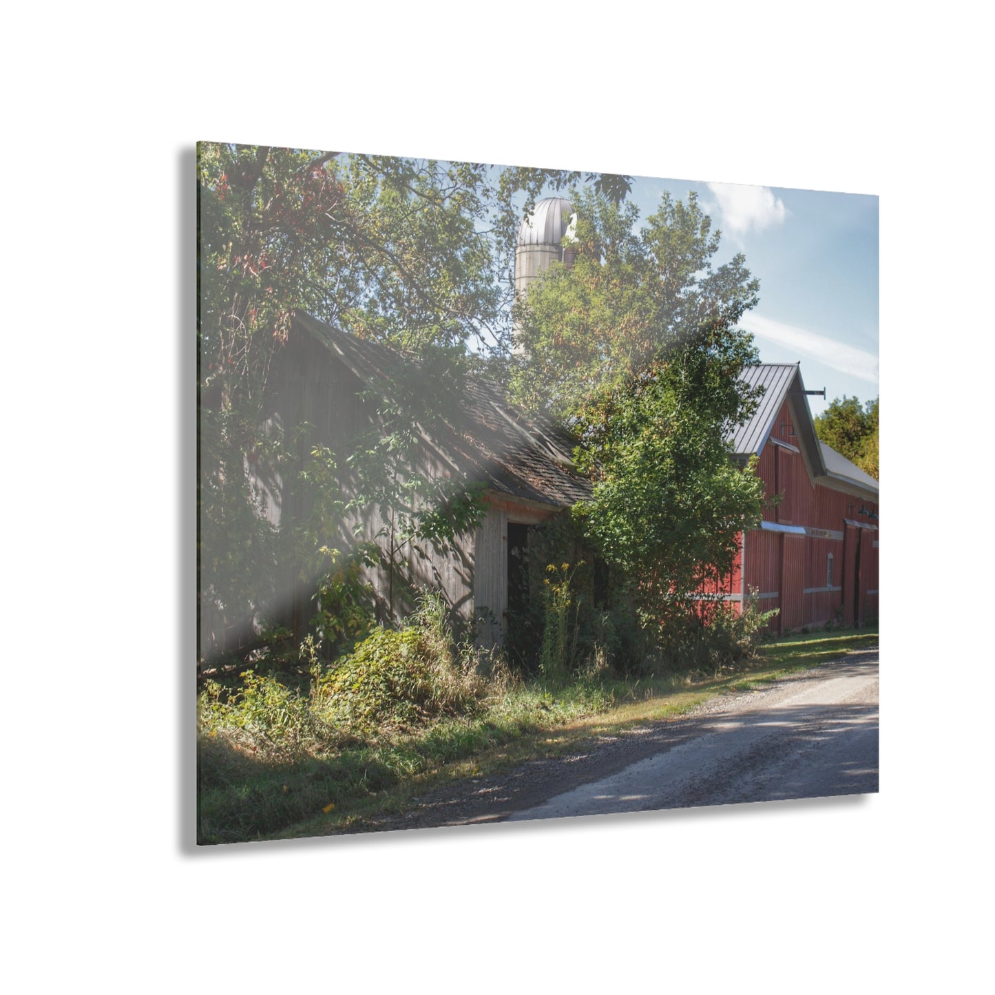 U R There Photography Bordman Roadside Buddies II Rustic Farmhouse Acrylic Wall Print