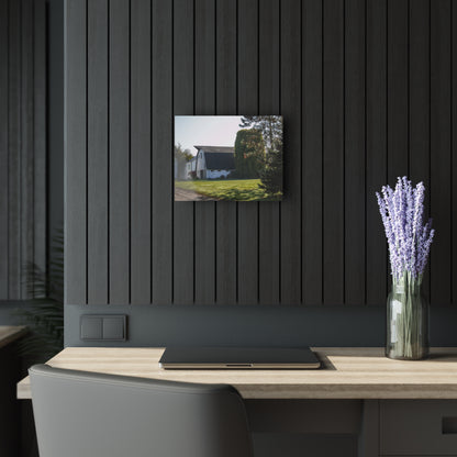 U R There Photography Five Lakes Road White Rustic Farmhouse Acrylic Wall Print