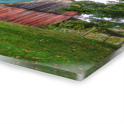 U R There Photography Frances Road Old Red I Rustic Farmhouse Acrylic Wall Print