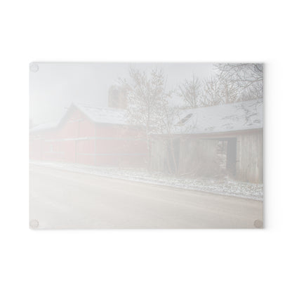 U R There Photography Bordman Roadside Buddies I Rustic Farmhouse Tempered-Glass Cutting Board