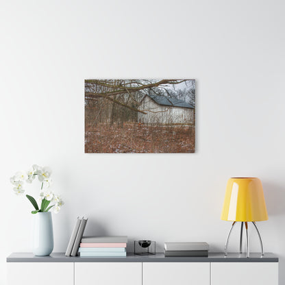 U R There Photography Norway Lake Hidden White Rustic Farmhouse Acrylic Wall Print