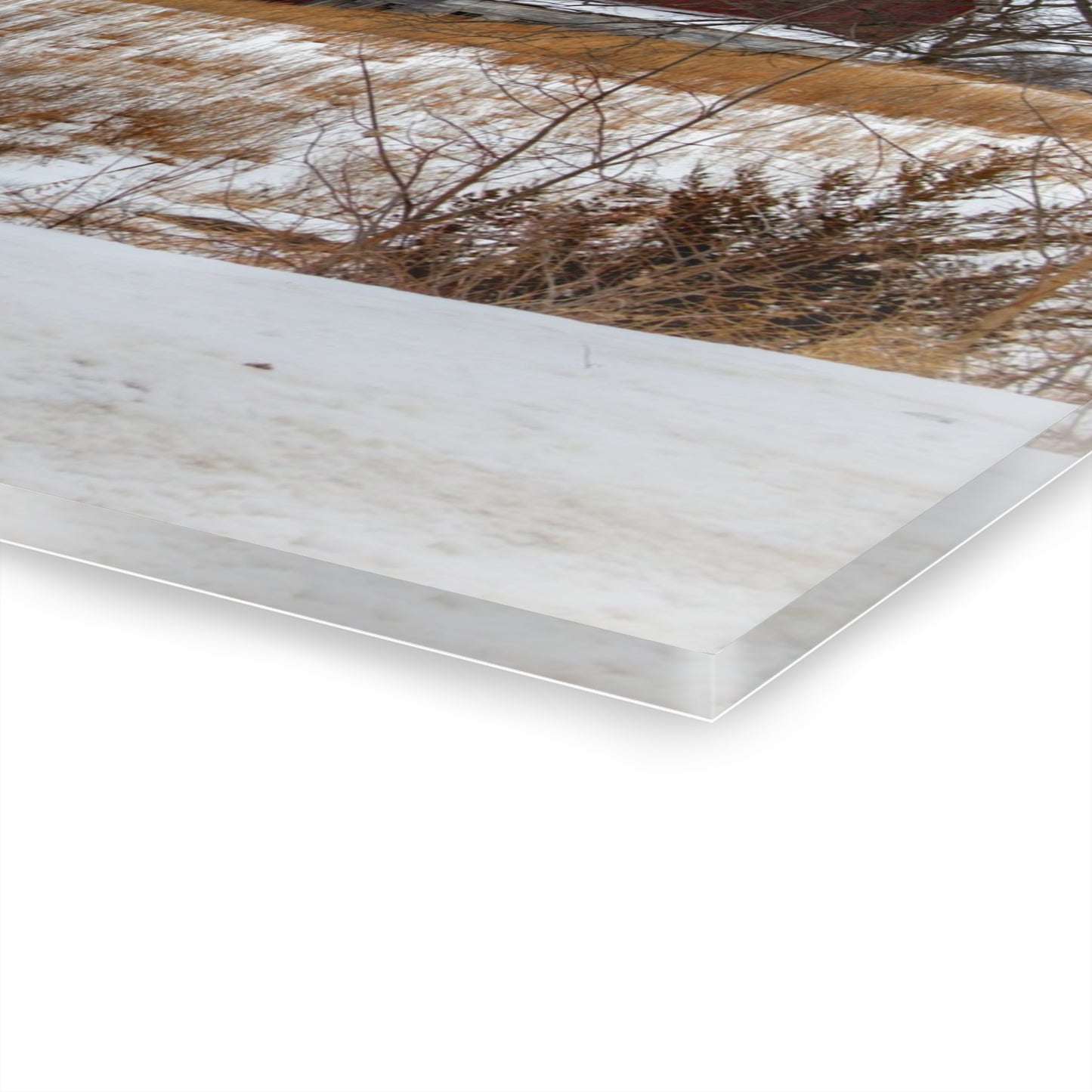 U R There Photography Hadley Red II Rustic Farmhouse Acrylic Wall Print