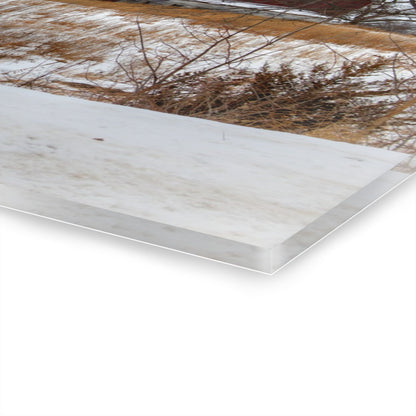 U R There Photography Hadley Red II Rustic Farmhouse Acrylic Wall Print