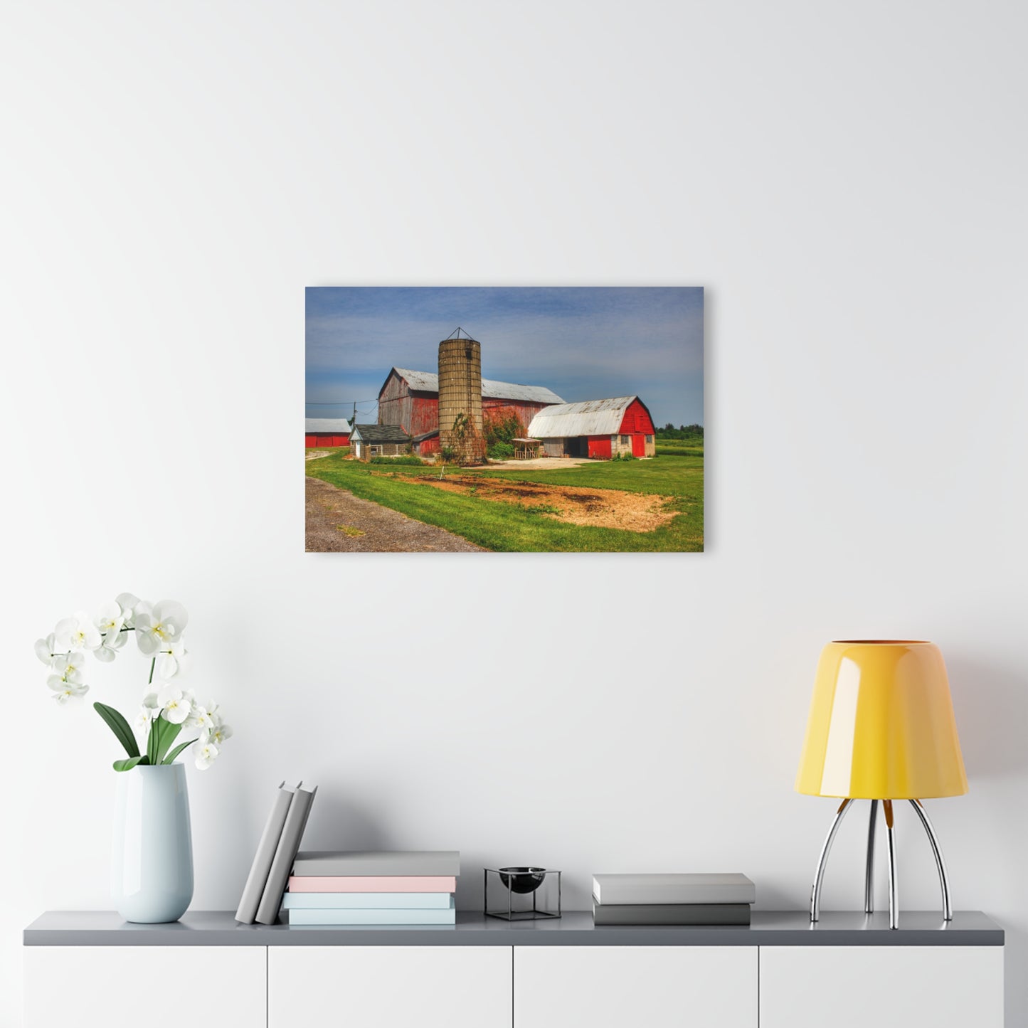 U R There Photography Marlette Red IV Rustic Farmhouse Acrylic Wall Print