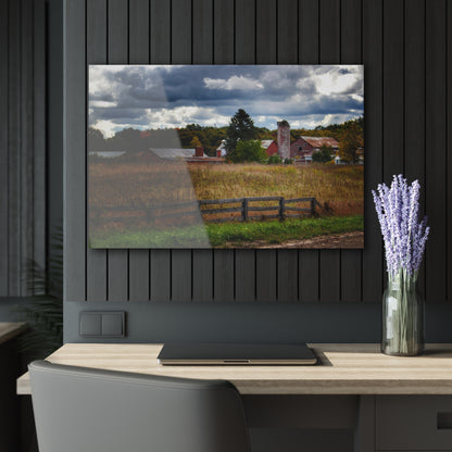 U R There Photography Baldwin Road Farm Rustic Farmhouse Acrylic Wall Print