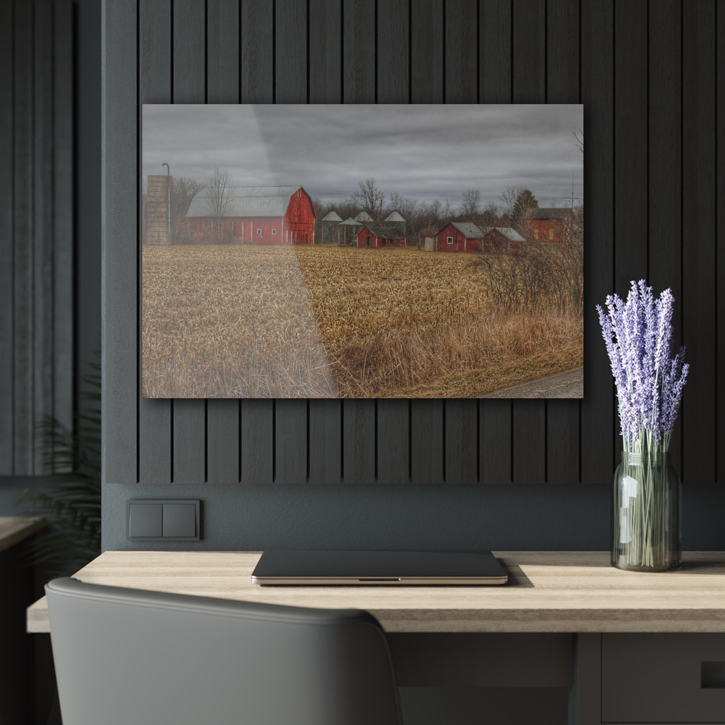 U R There Photography Barnes of Arbela II Rustic Farmhouse Acrylic Wall Print