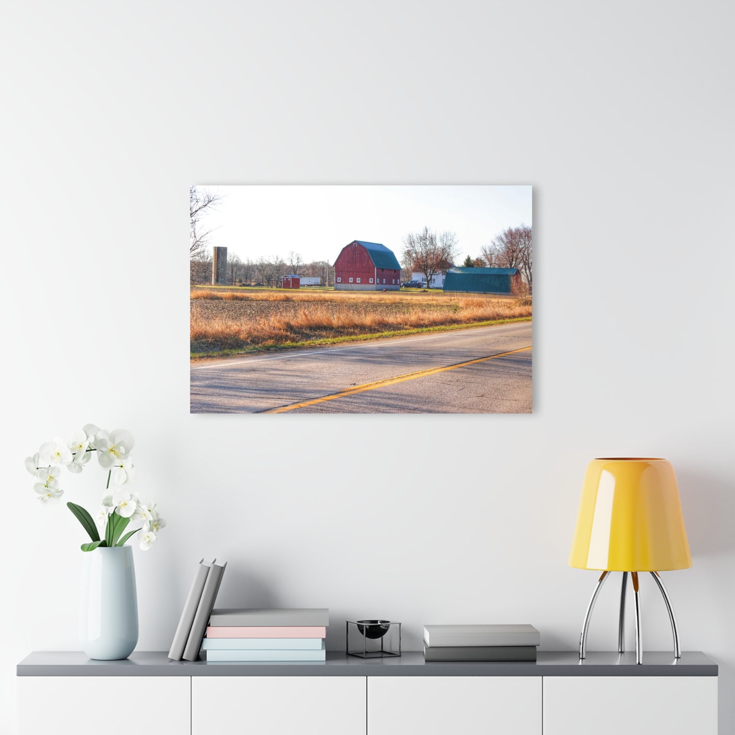 U R There Photography Baldwin Barn Brothers II Rustic Farmhouse Acrylic Wall Print