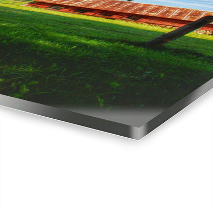 U R There Photography Frances Road Reds II Rustic Farmhouse Acrylic Wall Print