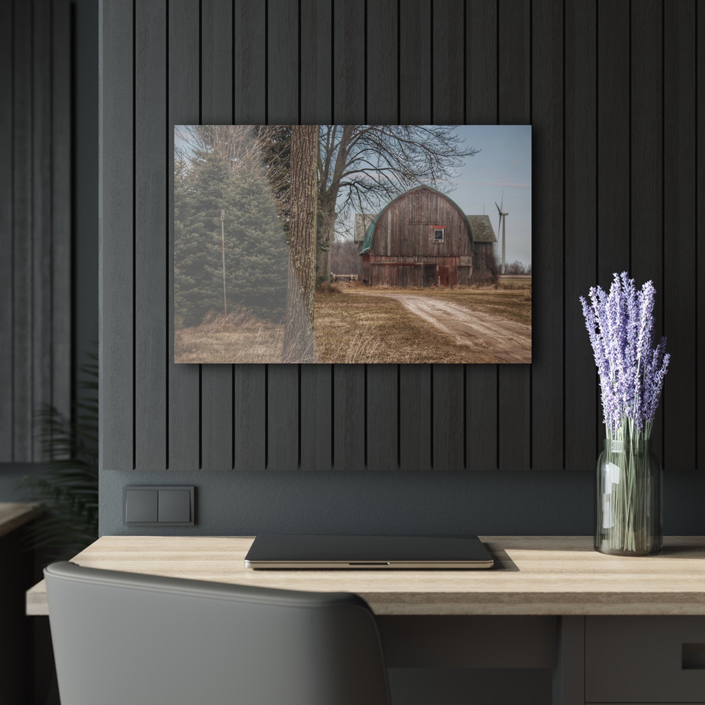U R There Photography Barn of Deckerville Road Rustic Farmhouse Acrylic Wall Print