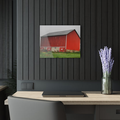U R There Photography Brown Road Horse Barn II Rustic Farmhouse Acrylic Wall Print