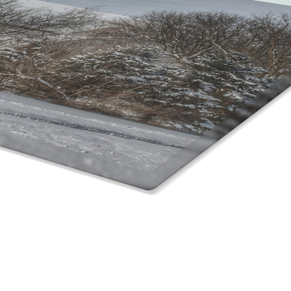 U R There Photography Hidden in Oxford II Rustic Farmhouse Tempered-Glass Cutting Board