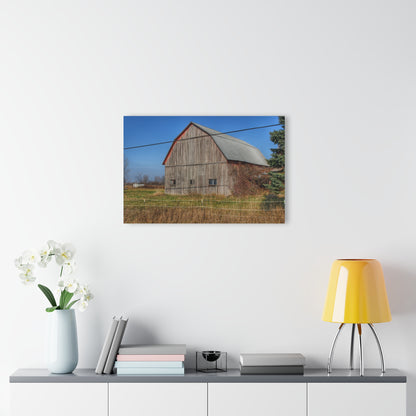 U R There Photography Dodge Road Grey I Rustic Farmhouse Acrylic Wall Print