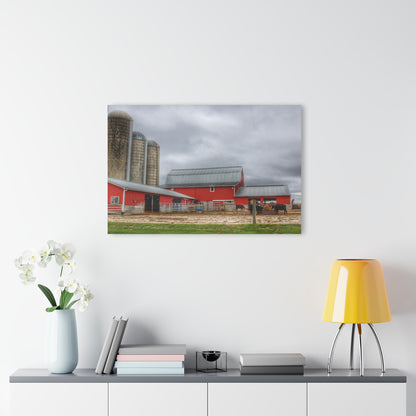 U R There Photography Daley Road Cow Barn Rustic Farmhouse Acrylic Wall Print