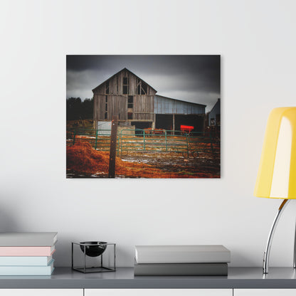 U R There Photography Chapman Road Grey II Rustic Farmhouse Acrylic Wall Print