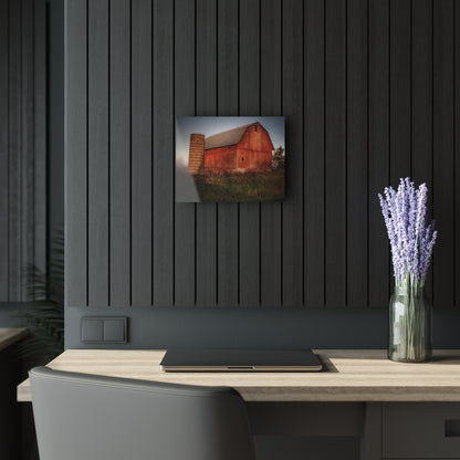 U R There Photography Columbiaville Red II Rustic Farmhouse Acrylic Wall Print