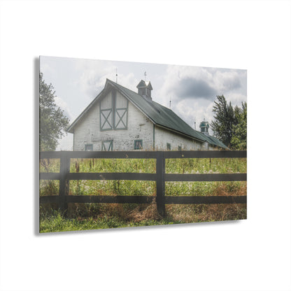 U R There Photography Sutton Road White Rustic Farmhouse Acrylic Wall Print