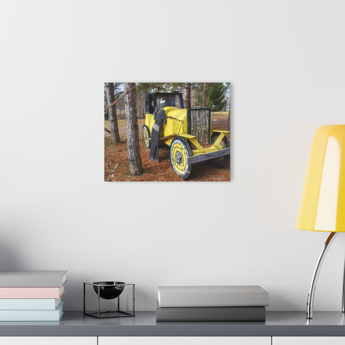 U R There Photography Hickory Place Yard Art II Rustic Farmhouse Acrylic Wall Print