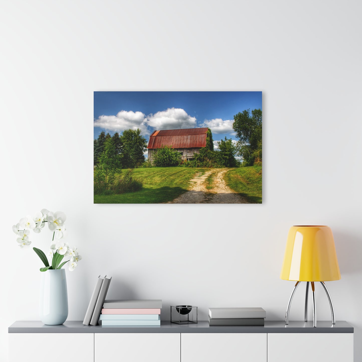 U R There Photography Grey Road Rusted III Rustic Farmhouse Acrylic Wall Print